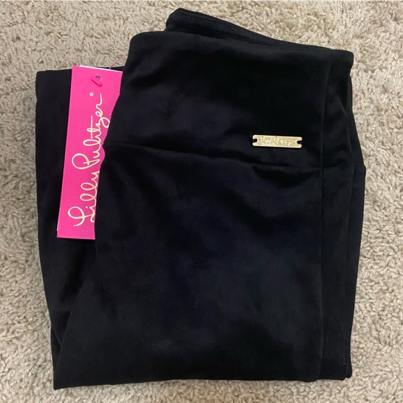 Lilly Pulitzer Leggings Desi Ultrasuede *NWT* - Picture 7 of 7